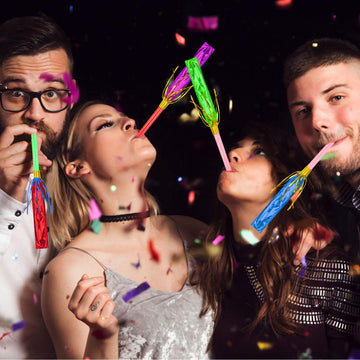 Openfly fringed party blowers multicolor add vibrant celebration vibes