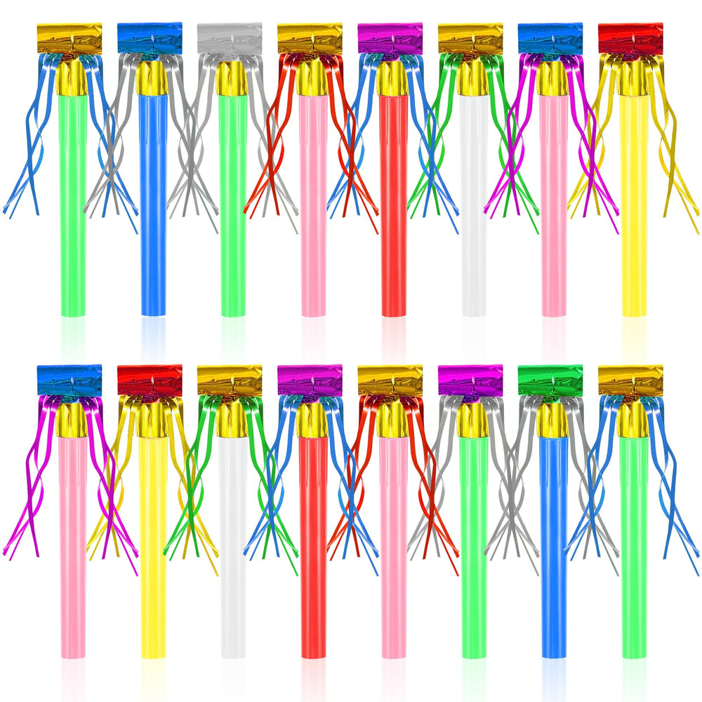 Openfly glitter noise makers multicolor fringed for festive atmosphere