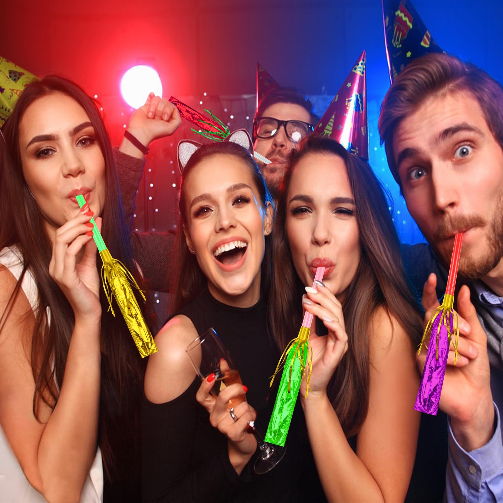 Openfly New Year's noise makers horns squawkers energize celebrations