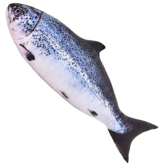 OPHRBU 24-inch salmon plush fish pillow for cozy naps and playful decor.