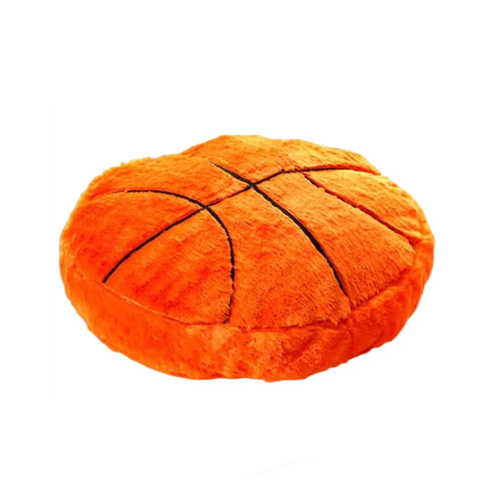 OPHRBU basketball pillow in plush 18-inch form offers cozy comfort for lounging.