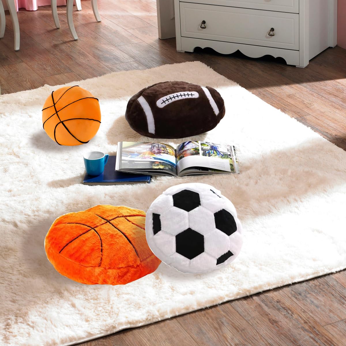 OPHRBU baseball pillow is easy to wash and dry for busy families