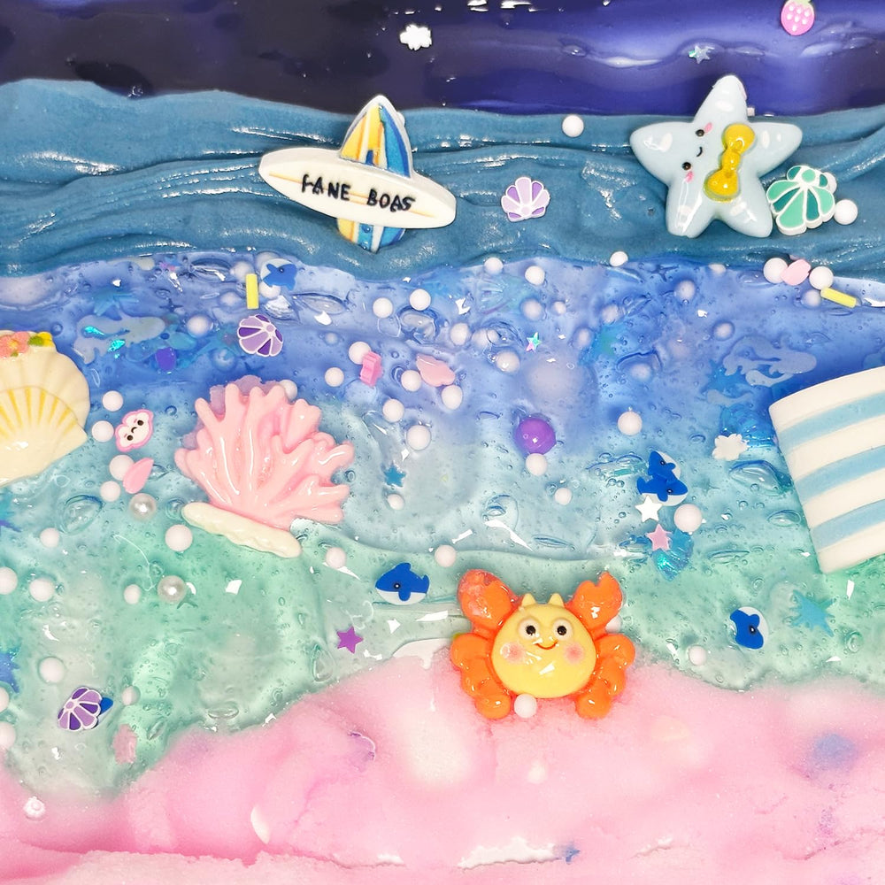 OPLDYRK Cloud Slime close-up, fluffy texture for soothing sensory exploration