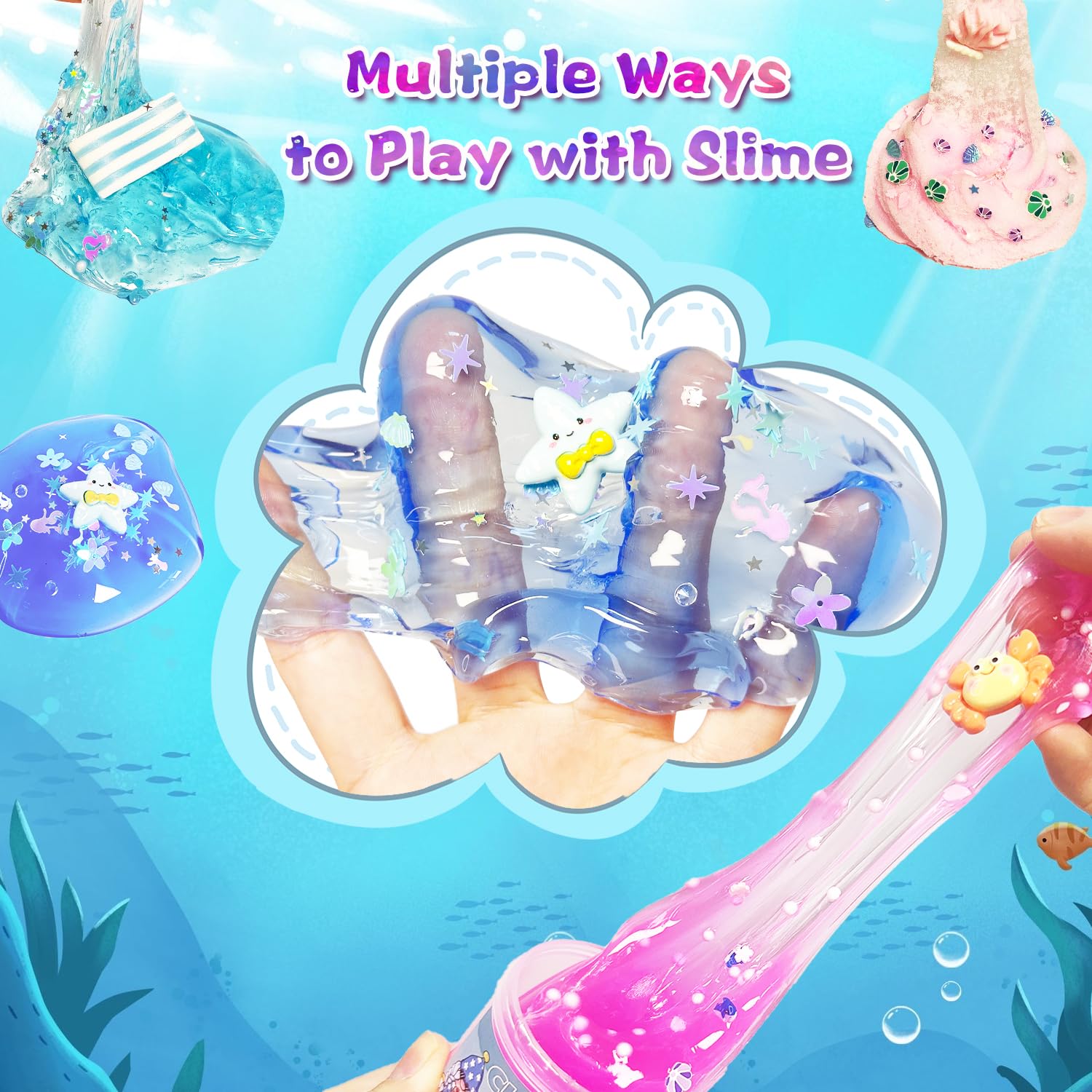 OPLDYRK Reusable slime containers close-up, easy storage between sessions
