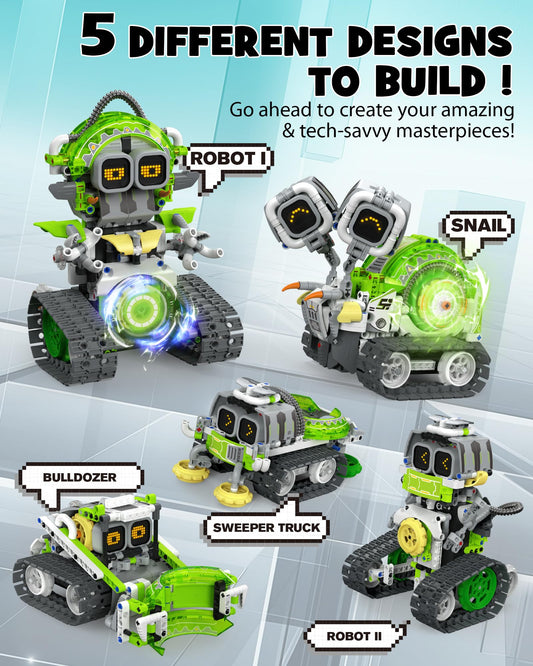 Opmind 5in1 478-piece building set ready for creative STEM play