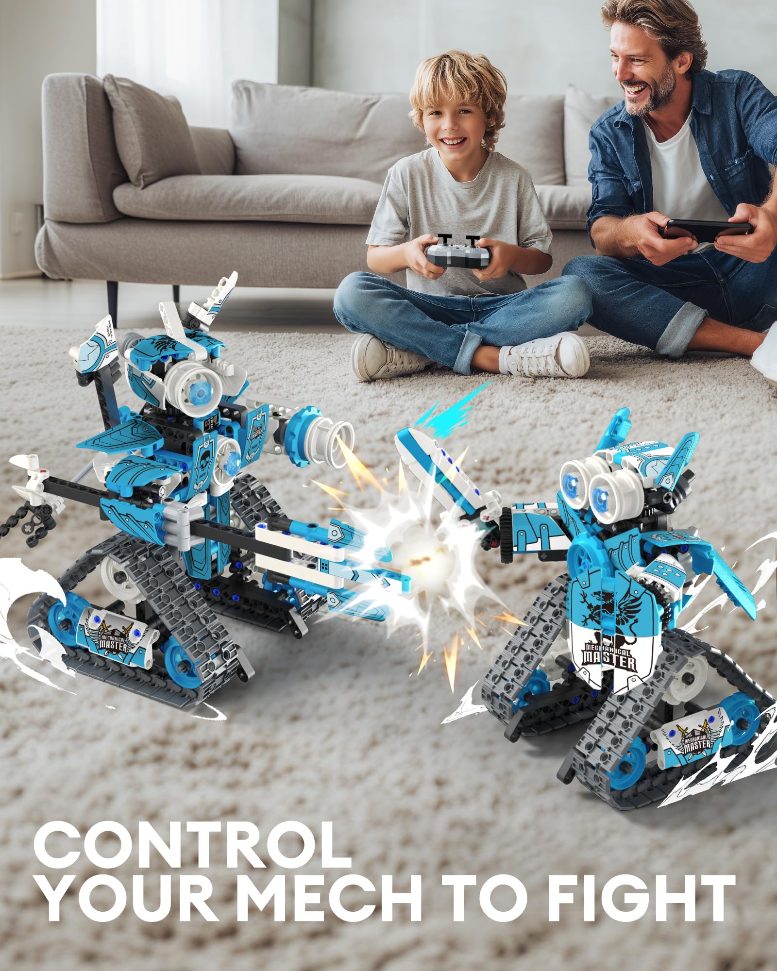 Opmind 5-in-1 models in action show varied STEM scenarios.