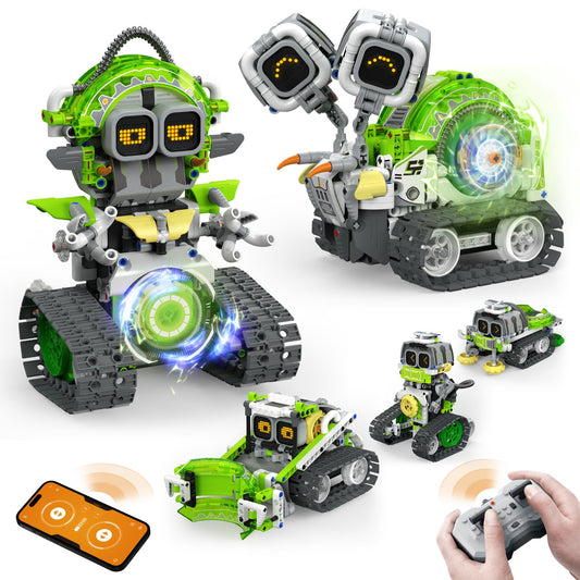 Opmind 5in1 snail robot model with expressive eyes for interactive learning