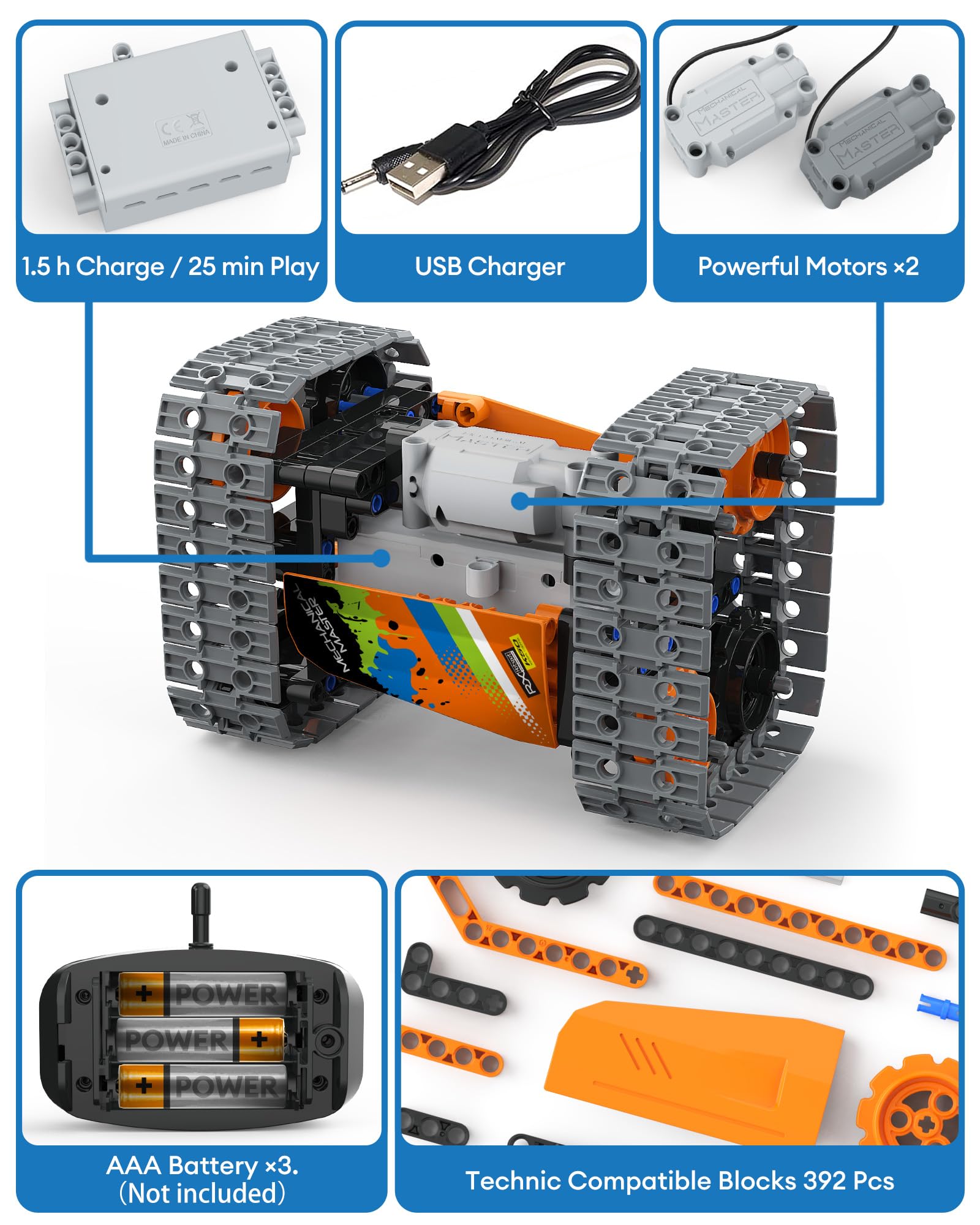 Opmind 5 in 1 dual motor drive adds realistic propulsion for interactive builds