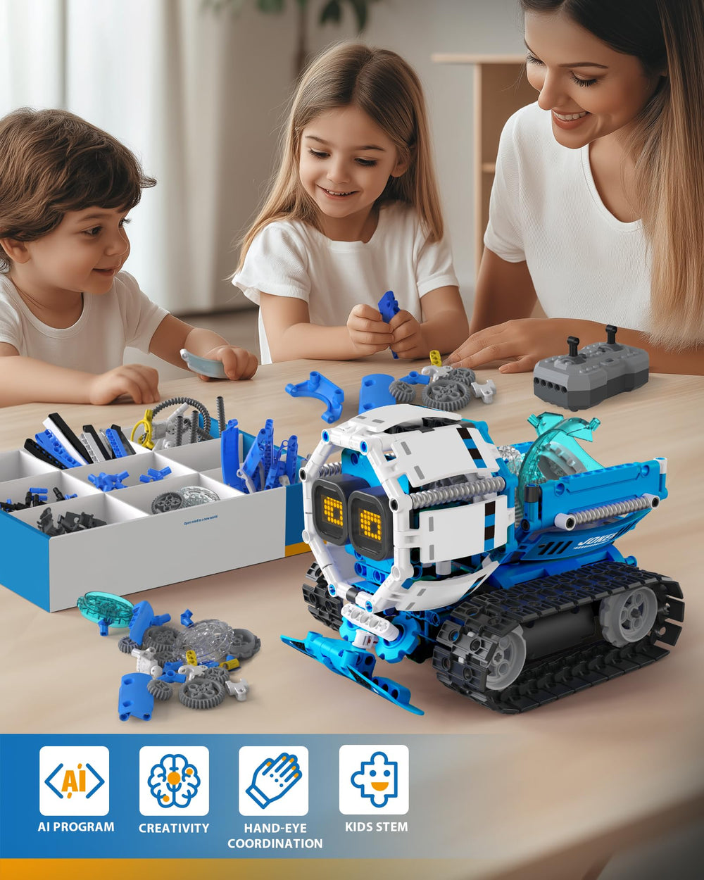 Opmind building blocks set offers rich STEM construction for imaginative play