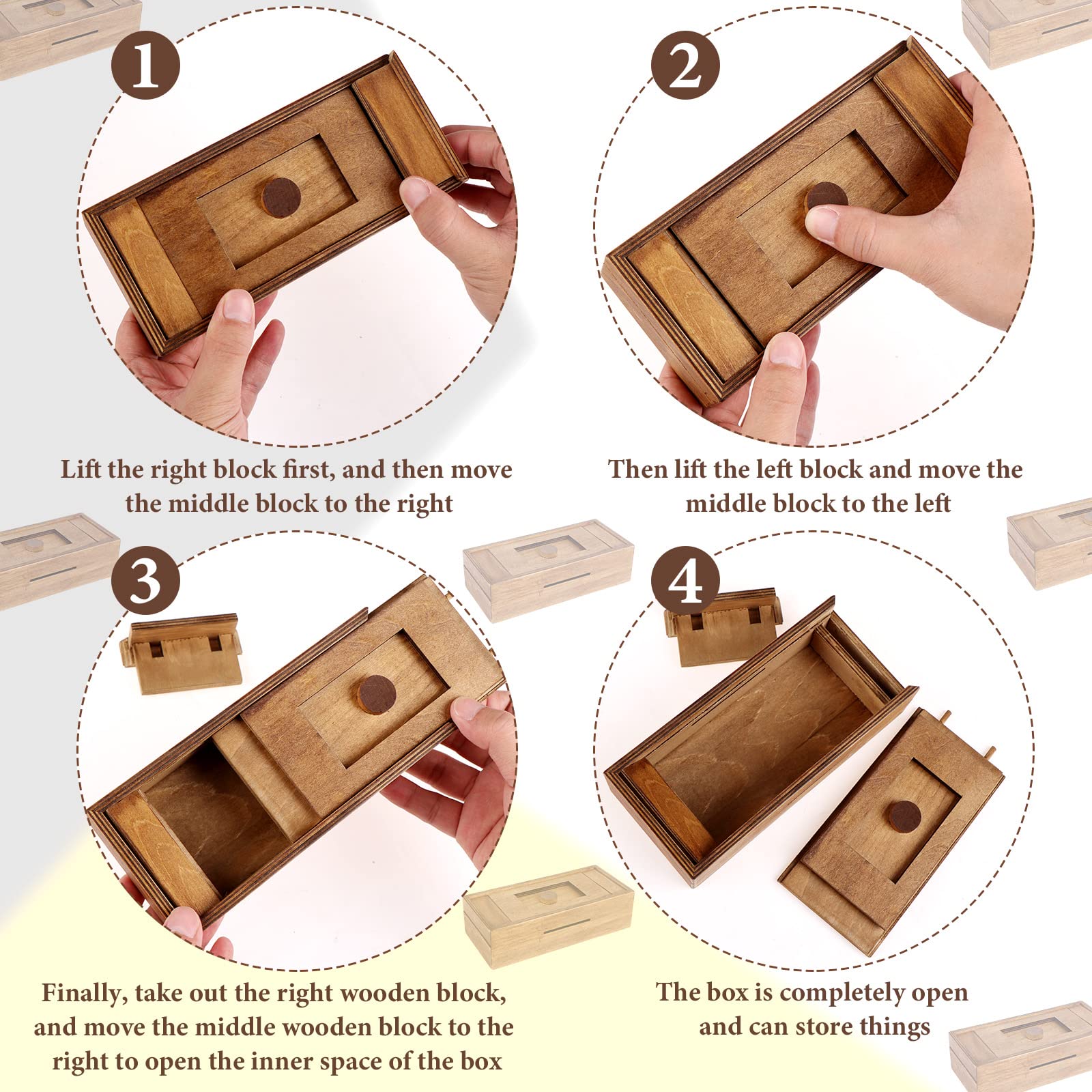 Oppaxf puzzle box gift-ready packaging invites a memorable unboxing.