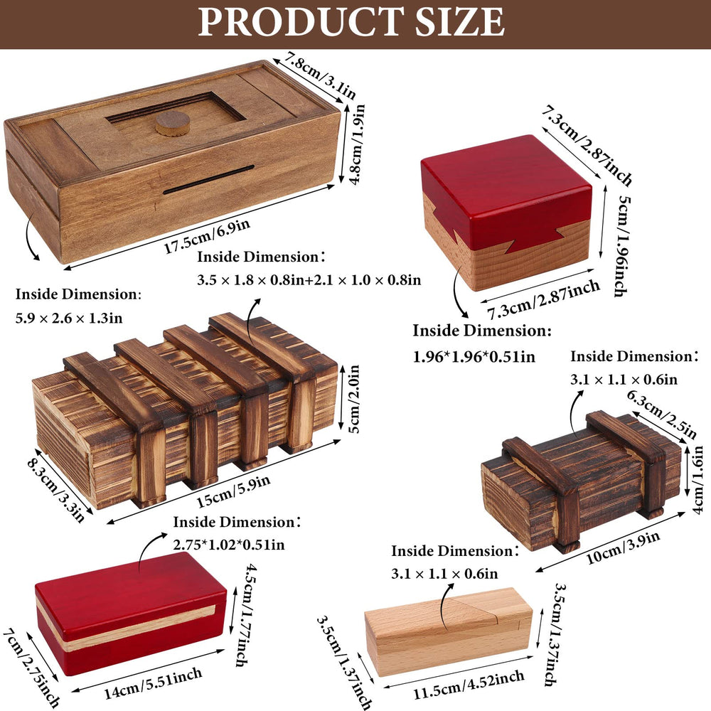 Oppaxf wooden puzzle box close-up highlights premium wood grain and craftsmanship.