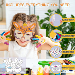 OPPKIE elephant mask kit featuring felt accents and sparkly gems