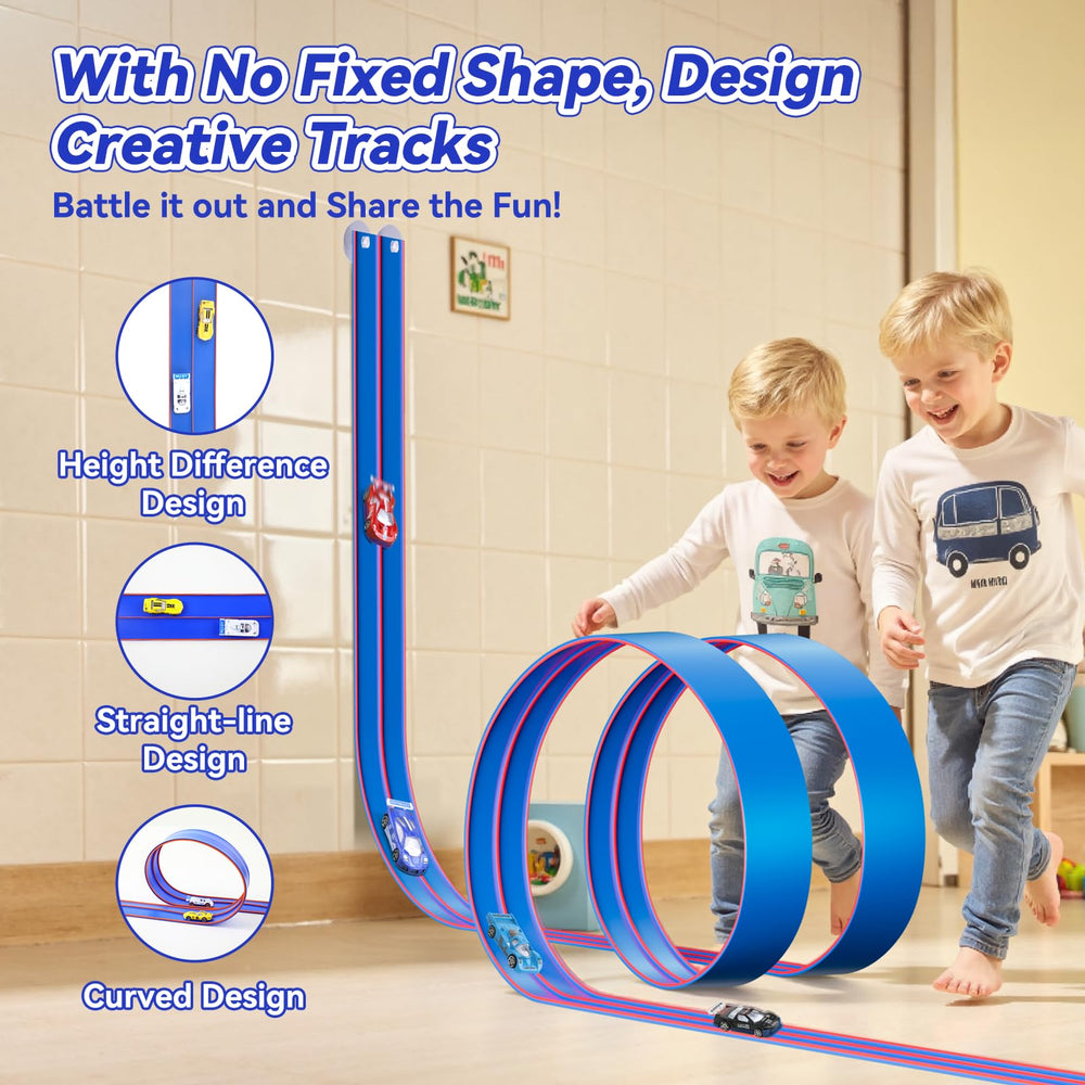 Oppvoci track setup with ropes and hooks enables versatile placement anywhere.
