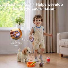 OR OR TU puppy wagging tail during pretend play enhances storytelling
