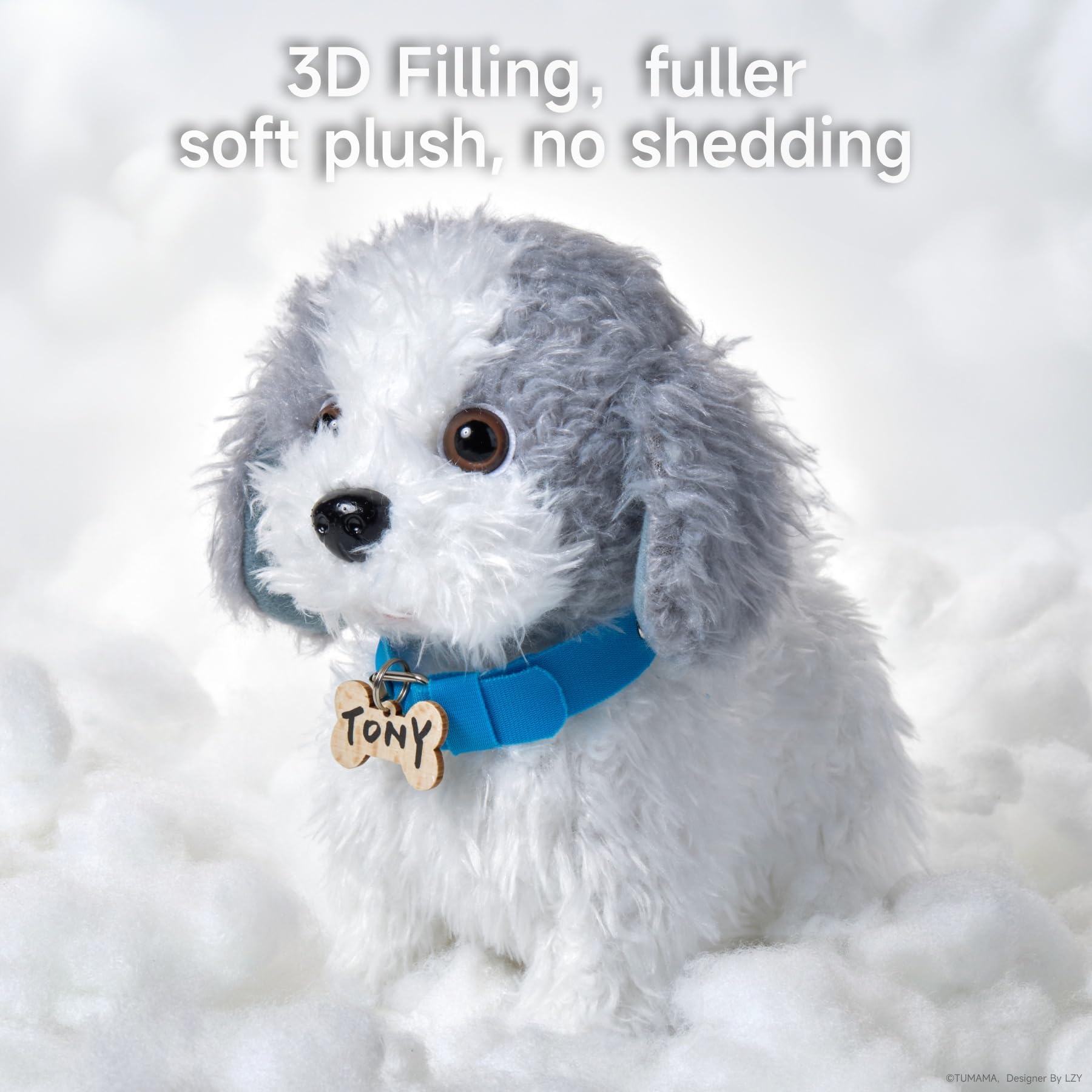 OR OR TU soft plush fur provides gentle, hug-friendly tactile experience.