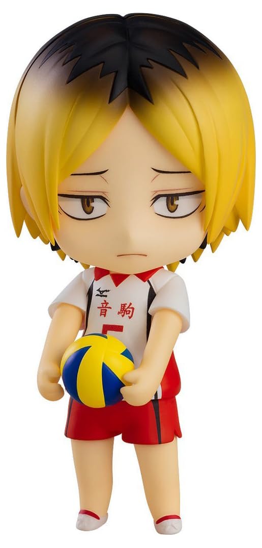 Orange Rouge Nendoroid Kenma Kozume front view for shelf display and collection.
