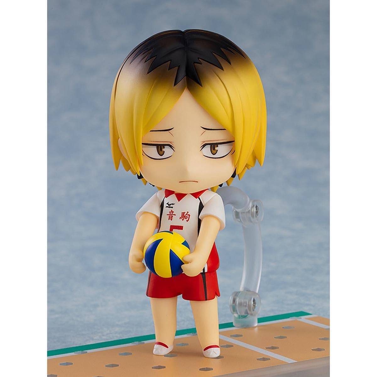 Orange Rouge Nendoroid Kenma Kozume second uniform side profile for dynamic posing and display.
