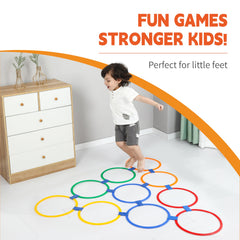 Oranmew Hopscotch Storage Bag keeps rings and connectors organized after play.