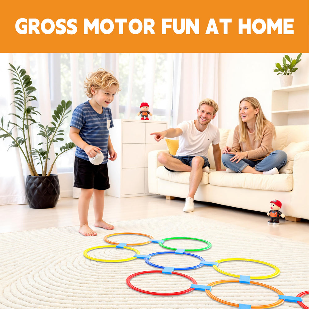 Oranmew indoor-outdoor playset invites active learning anywhere.