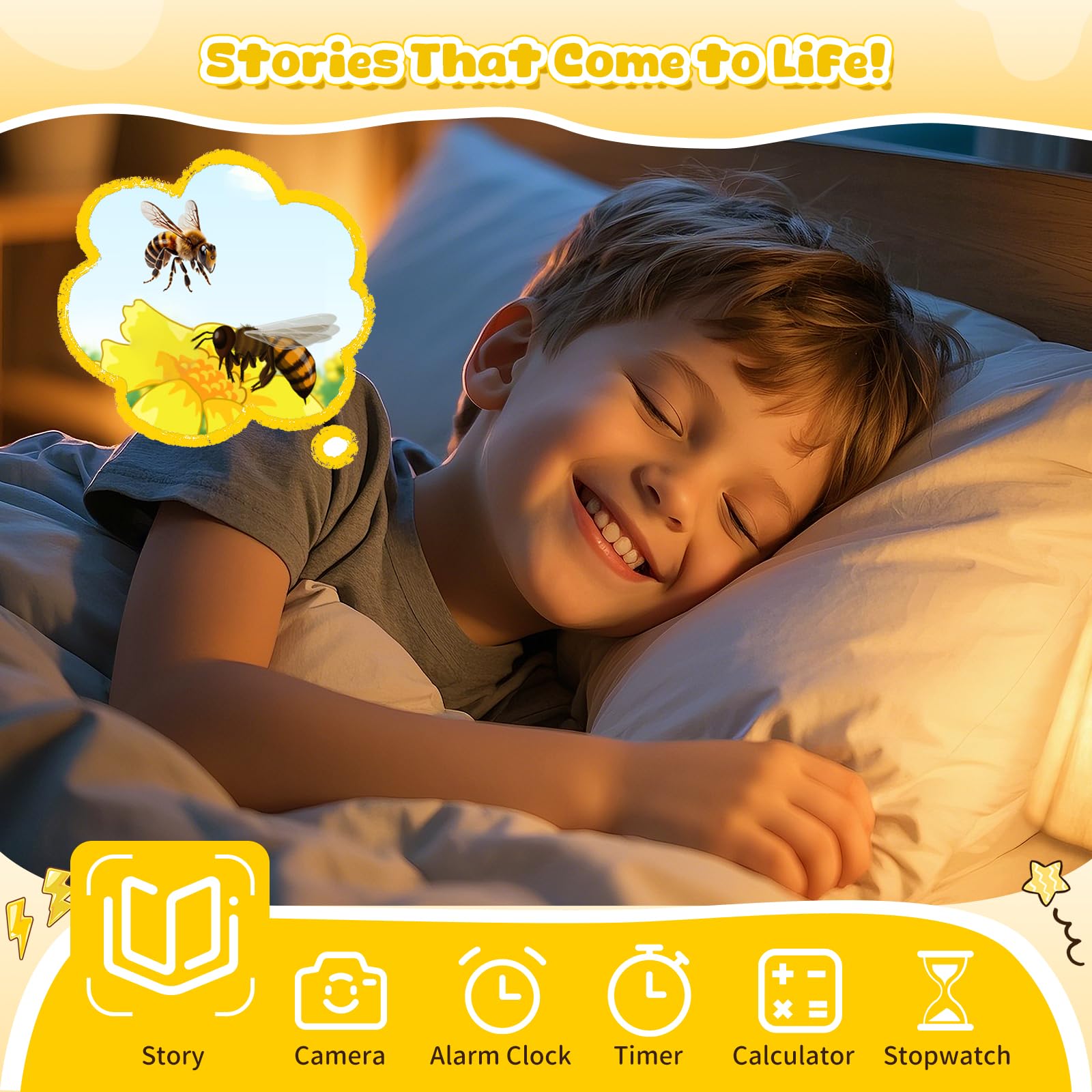 Orantronx Kids Phone screen displays 210+ educational games for engaging learning