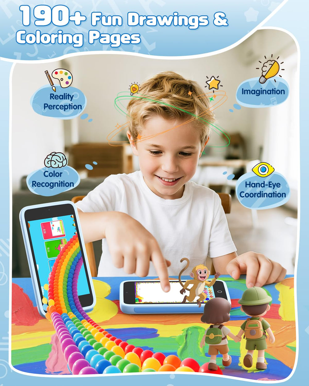 Orantronx Kids Smart Phone offers 200+ educational games for on-the-go learning
