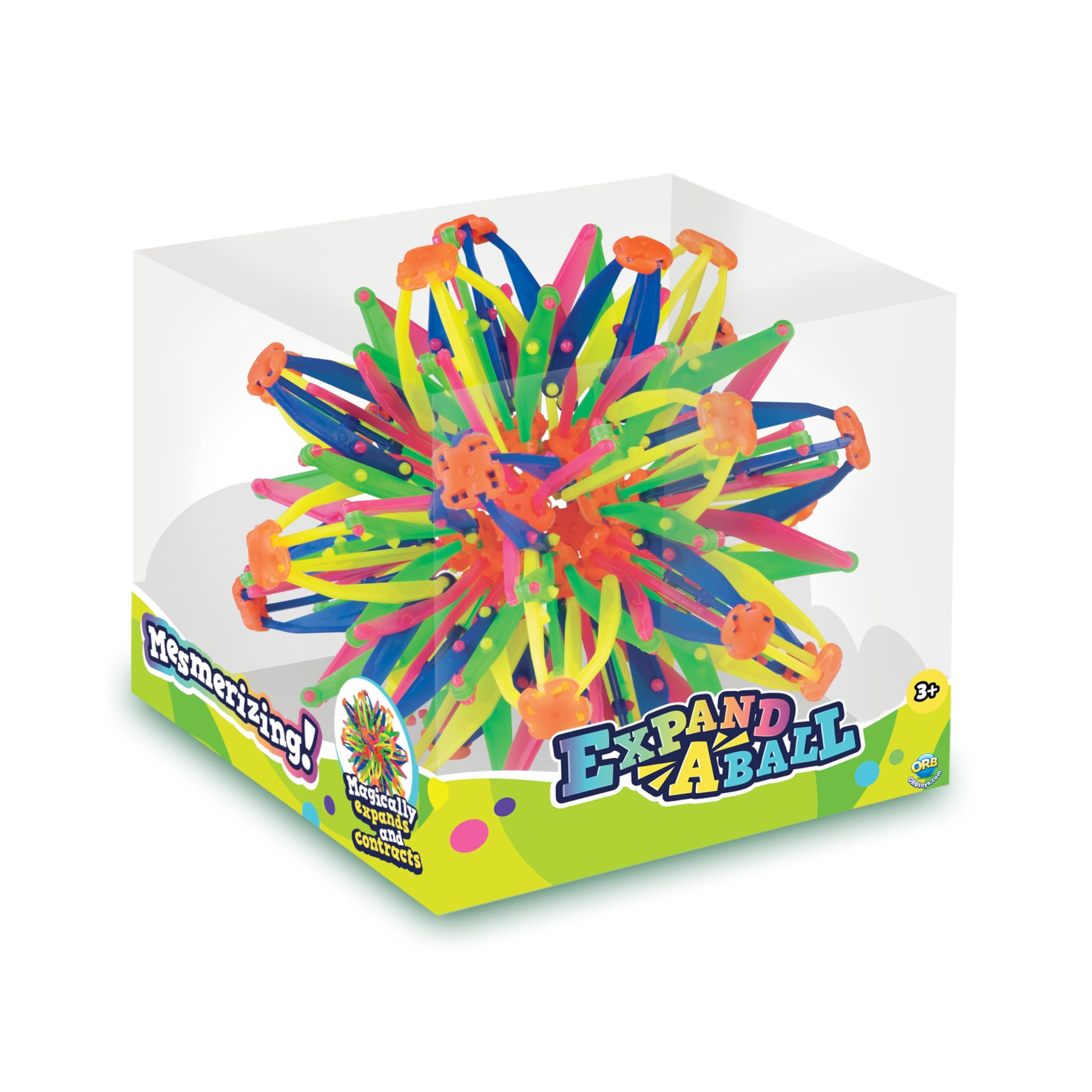 ORB Curiosities Jumbo Expand-A-Ball expanding from 6 to 14 inches for sensory play and focus