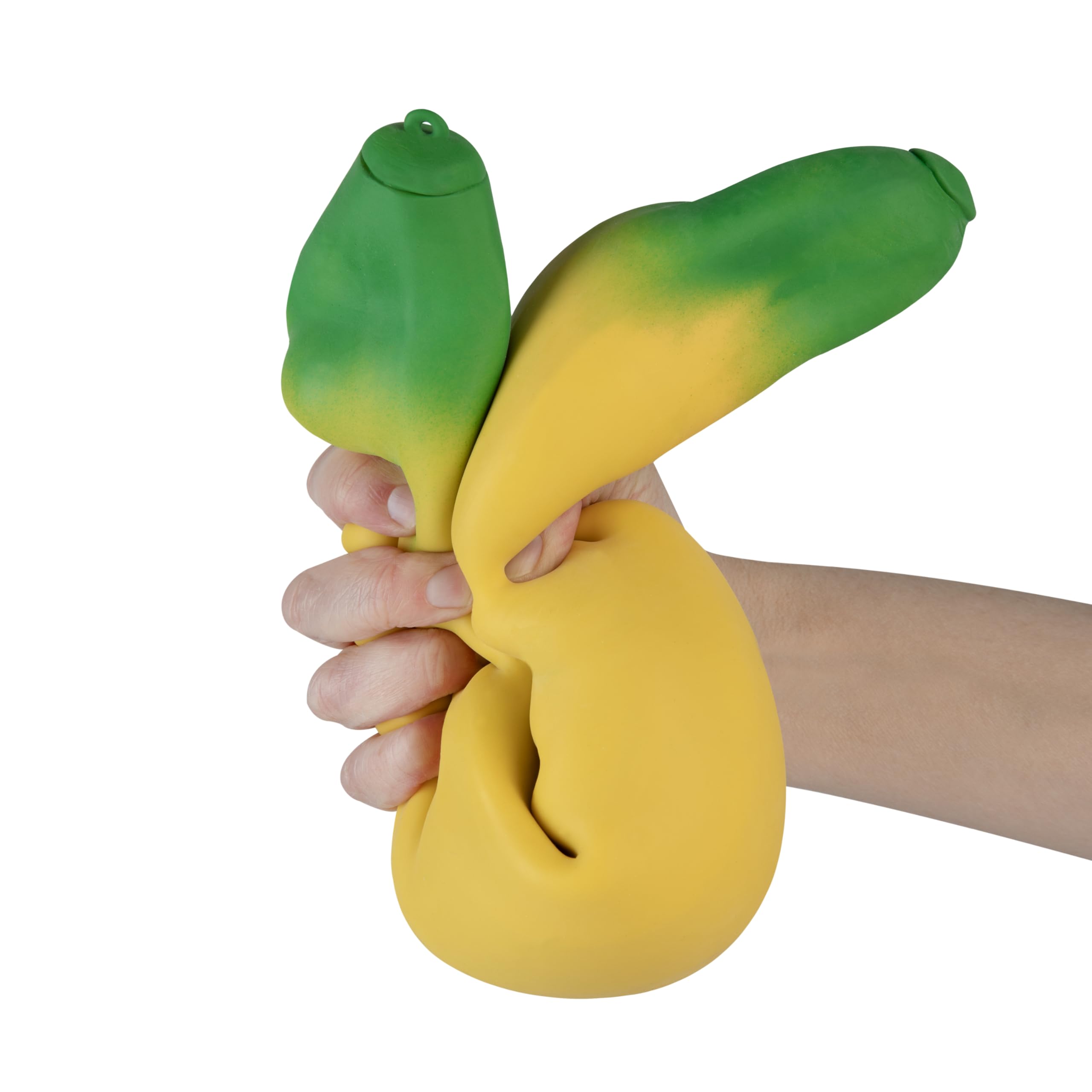 The Orb Factory ORB Easy Sqweezy Giant Stretchy Banana soft texture supports calming tactile exploration