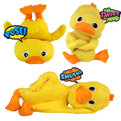 The Orb Funkee Duck’s soft texture invites squeezing for calming focus.