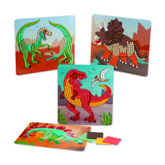 ORB Sticky Mosaics Dinosaurs packaging and contents shown
