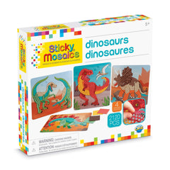 ORB Sticky Mosaics Dinosaurs tiles ready for peel and stick crafting