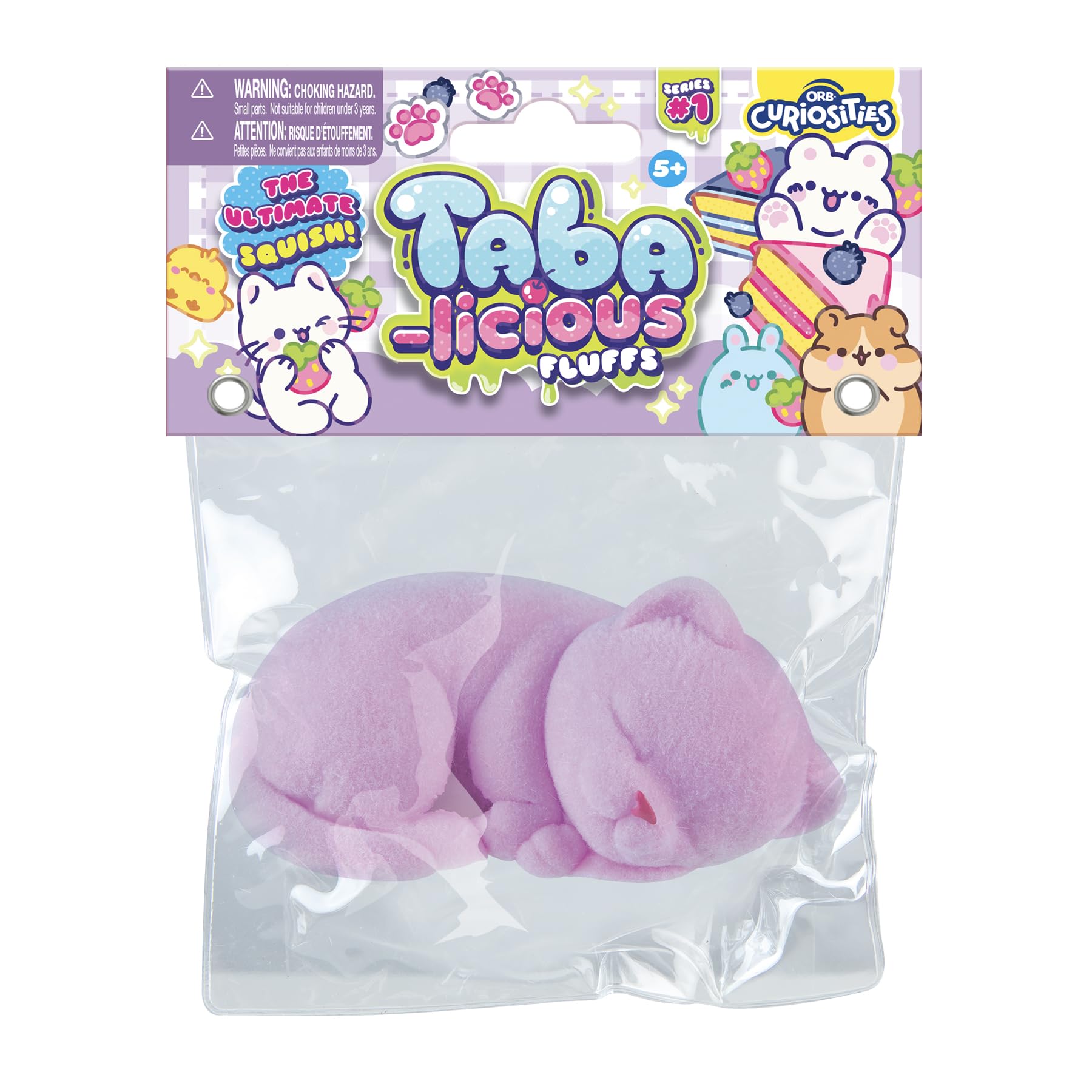 Gift-ready ORB Tabalicious Fluffs Pink Cat makes a thoughtful desk or party gift.