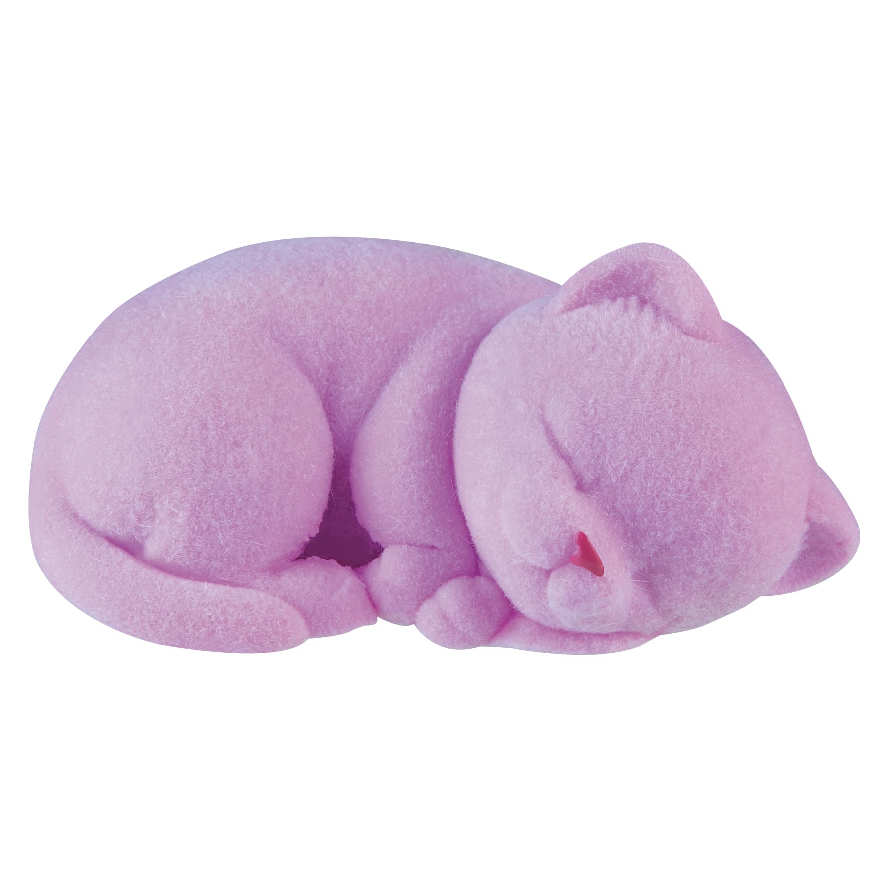 ORB Tabalicious Fluffs Pink Cat shows squeeze-and-stretch action for desk or travel.