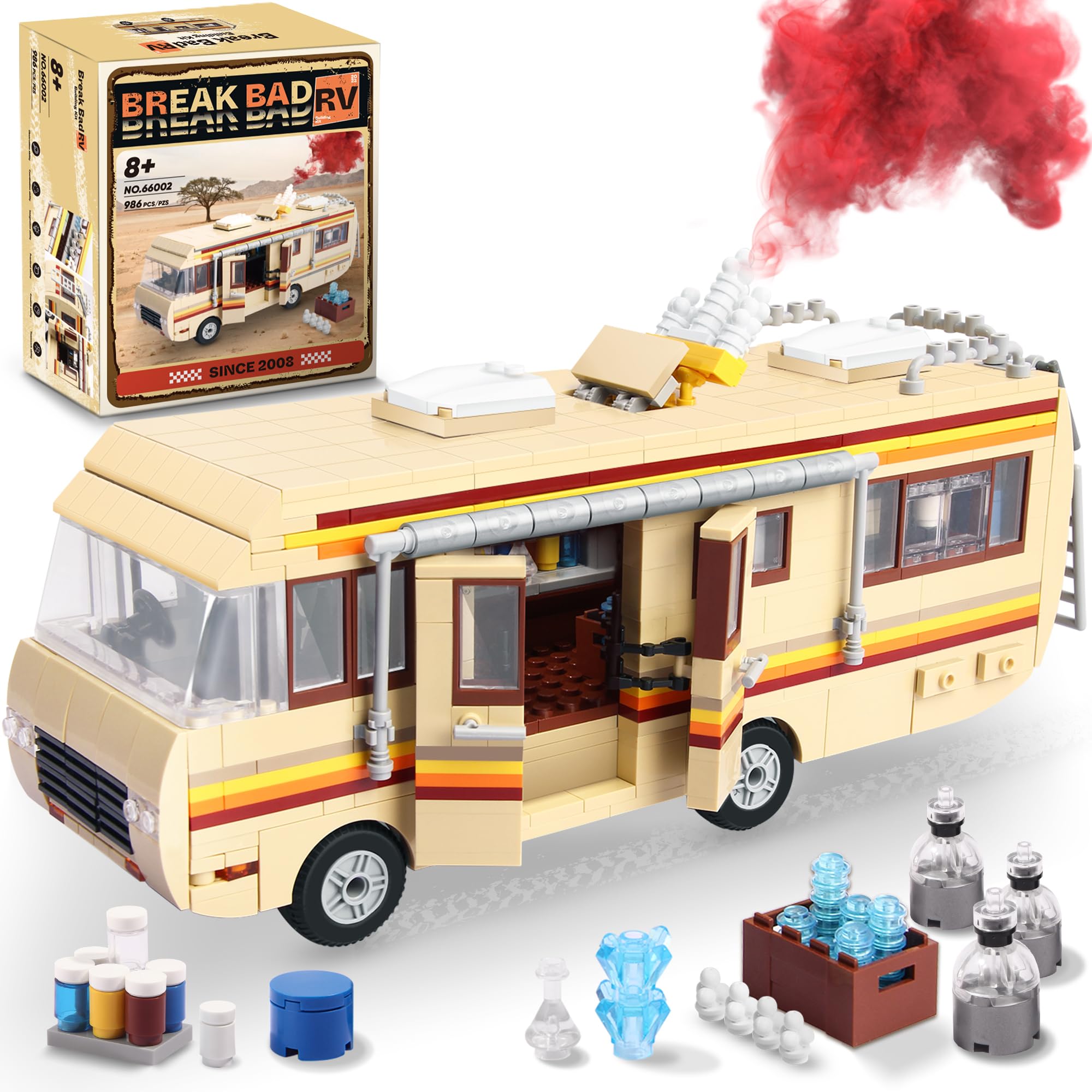OrbBlaster Rvs with right door open for immersive build-and-display play