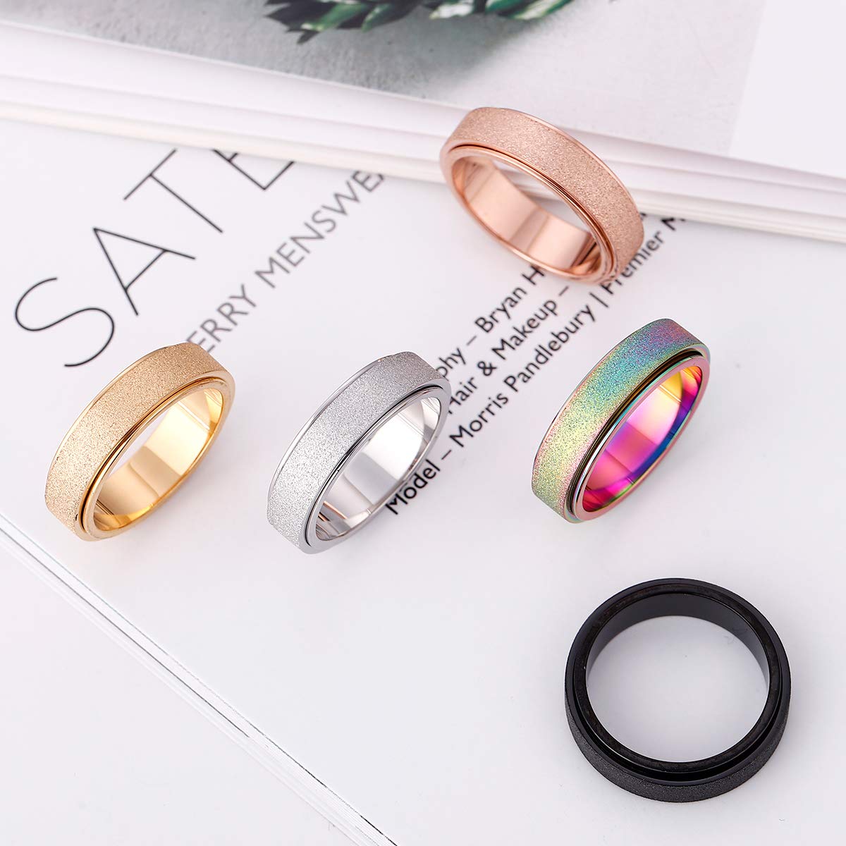 OreilleStar 6mm-wide ring highlighting distraction-prevention potential during work
