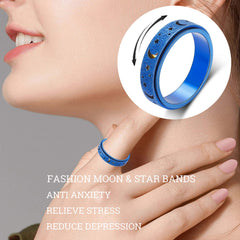 OreilleStar blue size 10 unisex ring for versatile everyday wear