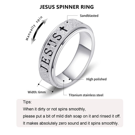 OreilleStar Jesus cross detail in silver adds stylish focus for everyday wear