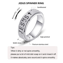 OreilleStar Jesus cross detail in silver adds stylish focus for everyday wear