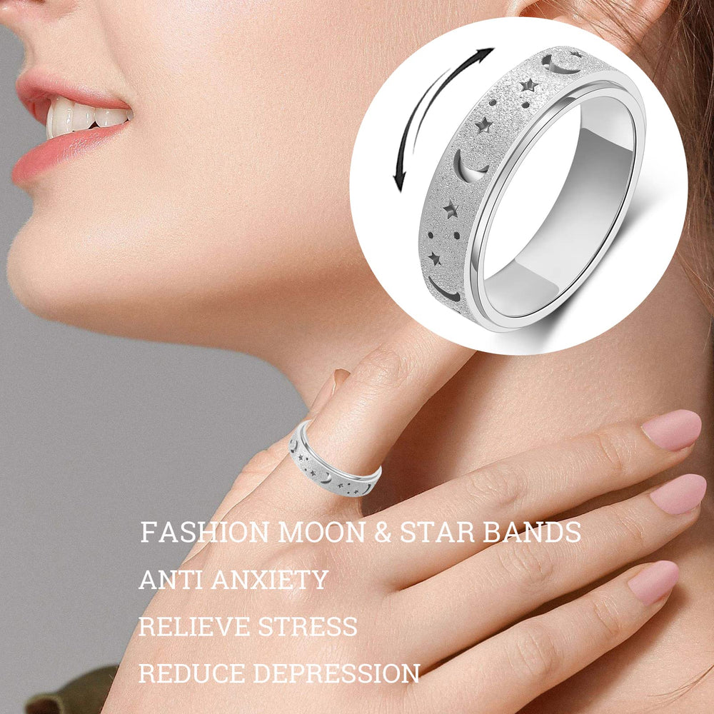 OreilleStar titanium stainless steel ring closeup highlighting durability and polish
