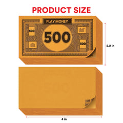 oreven Play Money 5-dollar bill for mid-range denomination options in games