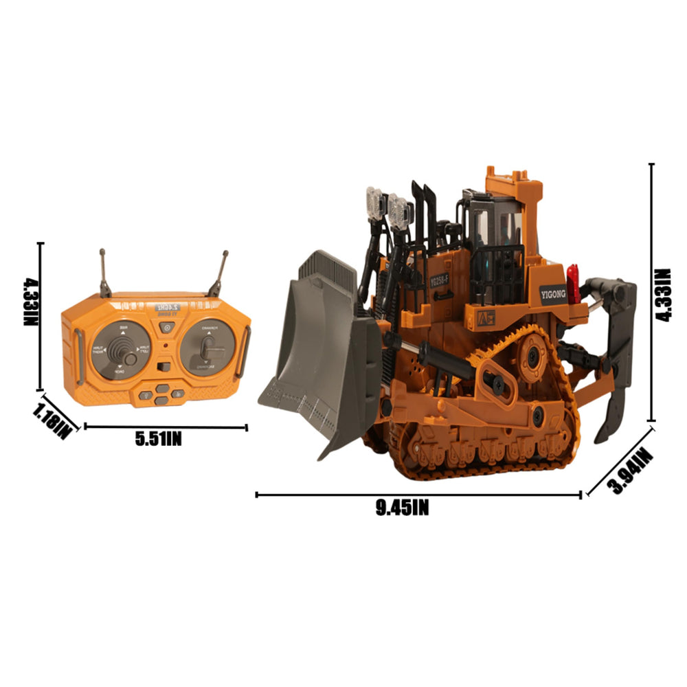 OrgaNatureQueen 9-channel RC bulldozer as a thoughtful birthday or Christmas gift.