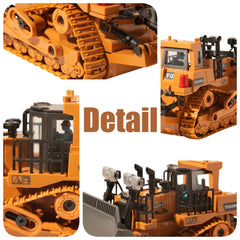 OrgaNatureQueen 9-channel RC bulldozer demonstrates kid-friendly durability for ages 3 and up.