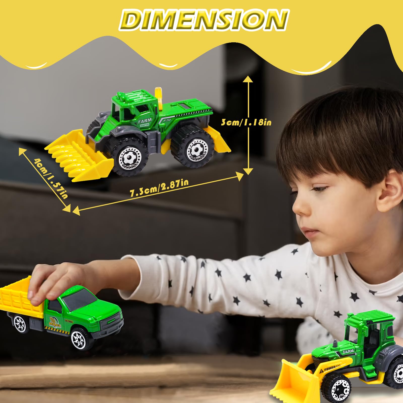 Oriate truck toy with durable diecast design for long-lasting play.