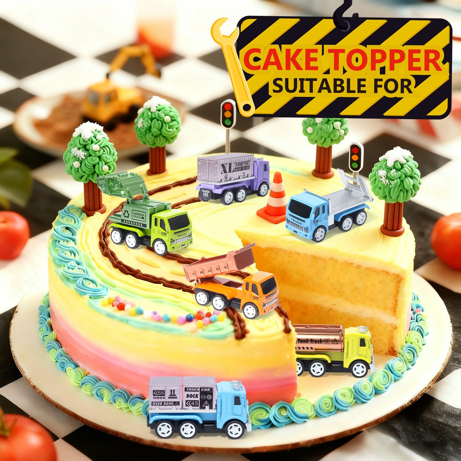 Oriate diecast trucks set: movable parts invite hands-on exploration and creativity.