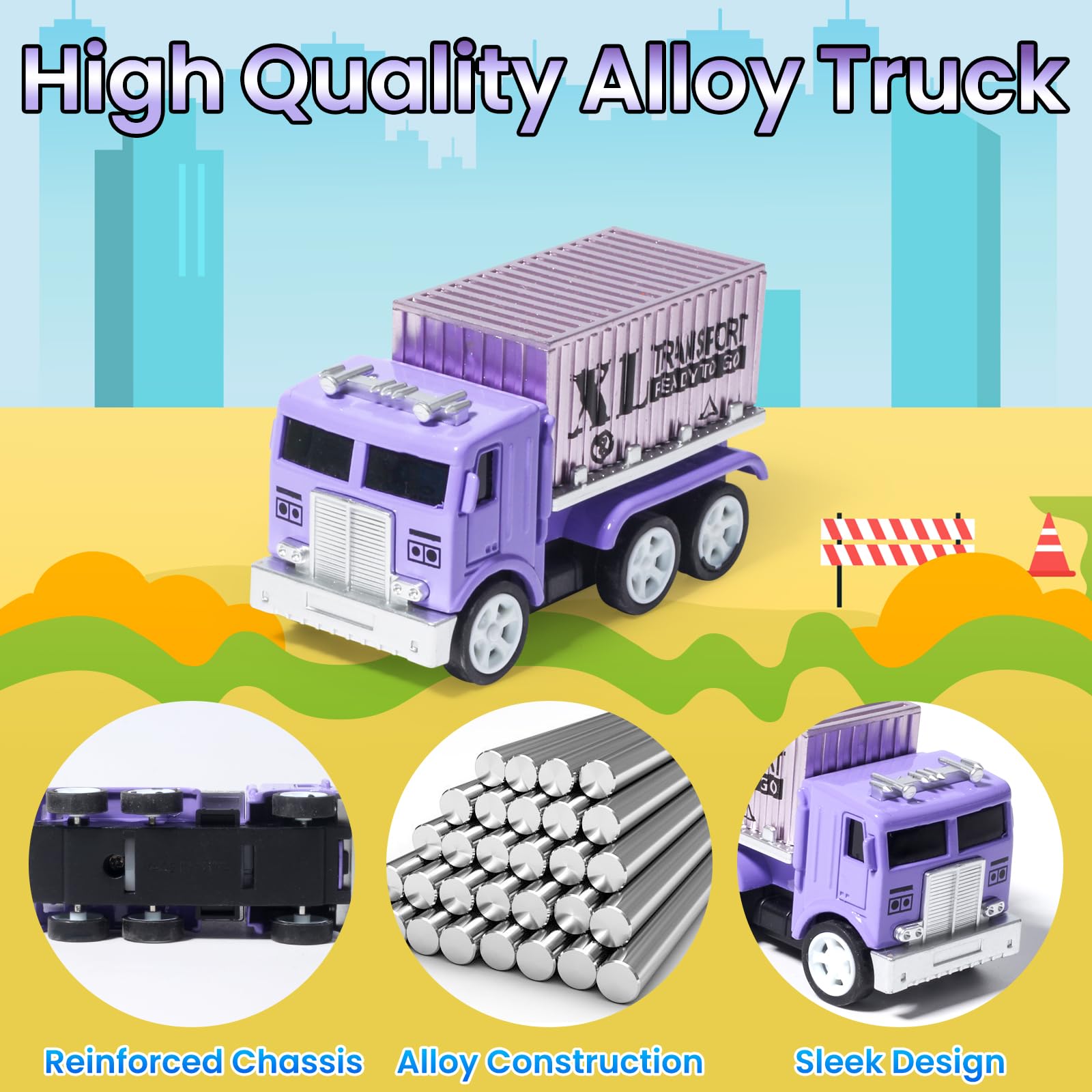 Oriate diecast tanker truck: detailed finish for engaging delivery role-play.