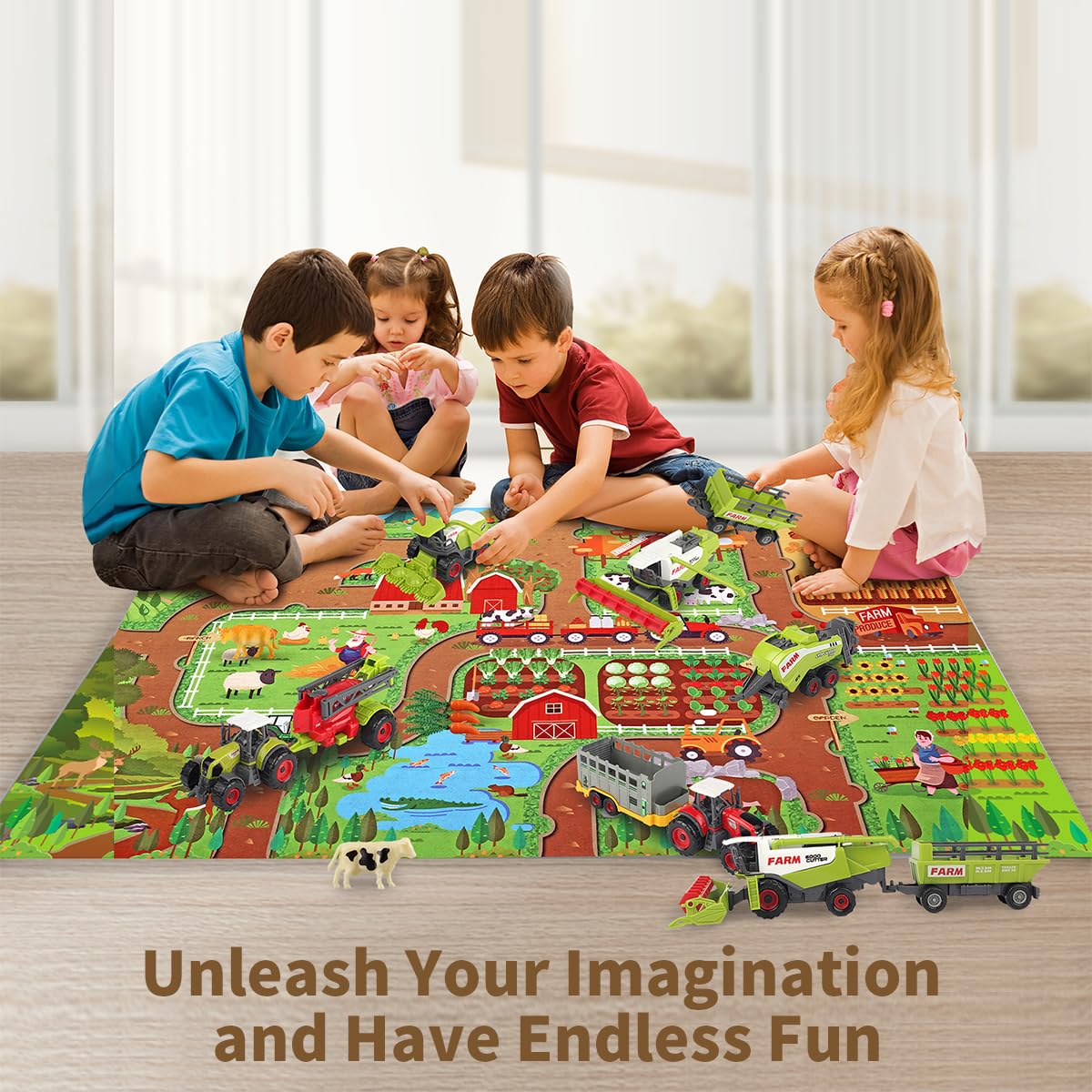 Oriate Kids Dream Mat Dinosaur scene sparks curiosity and storytelling.