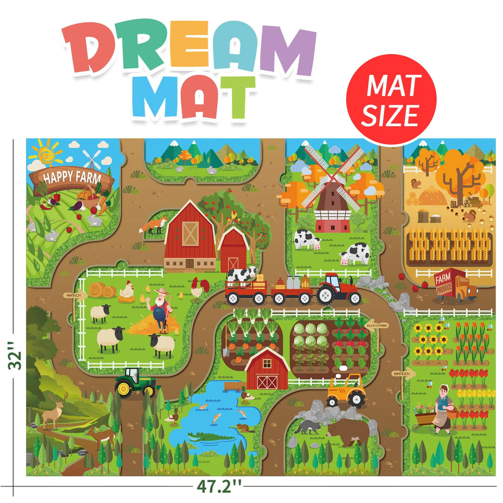 Oriate Kids Dream Mat Modern City scene supports creative daily adventures.