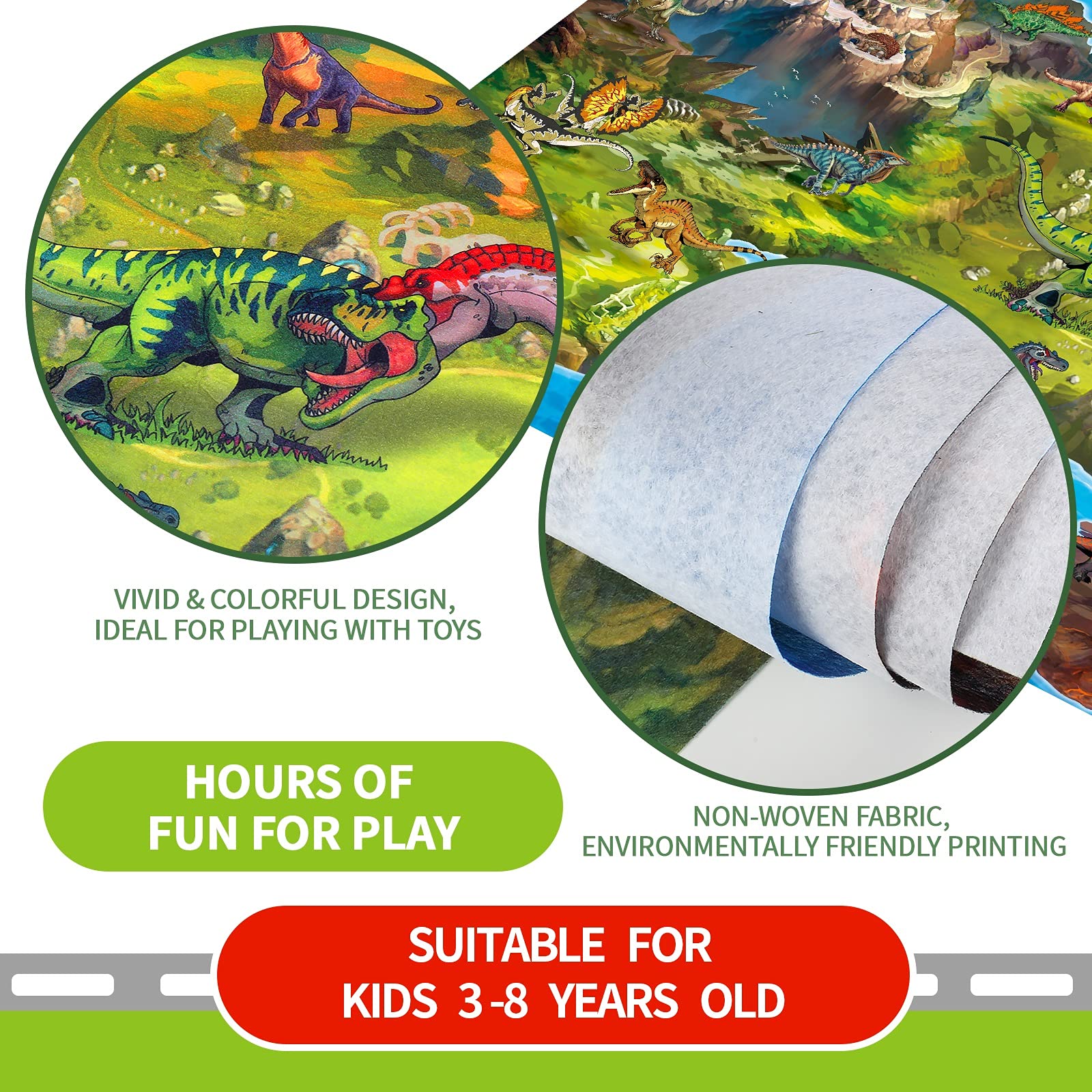 Oriate Kid Dream Mat Monster Truck: bold colors fuel energetic pretend play and racing