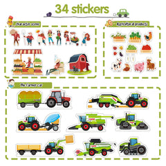 Oriate Kids Farm Toys flatbed trailer image for versatile hauling in pretend farm scenes