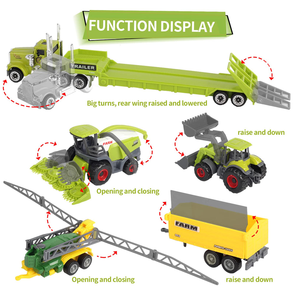 Oriate Kids Farm Toys straw piles image to enhance sensory and visual farm details