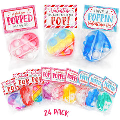 Oriental Cherry 24 mini heart pop bubbles for kid-friendly play in classroom